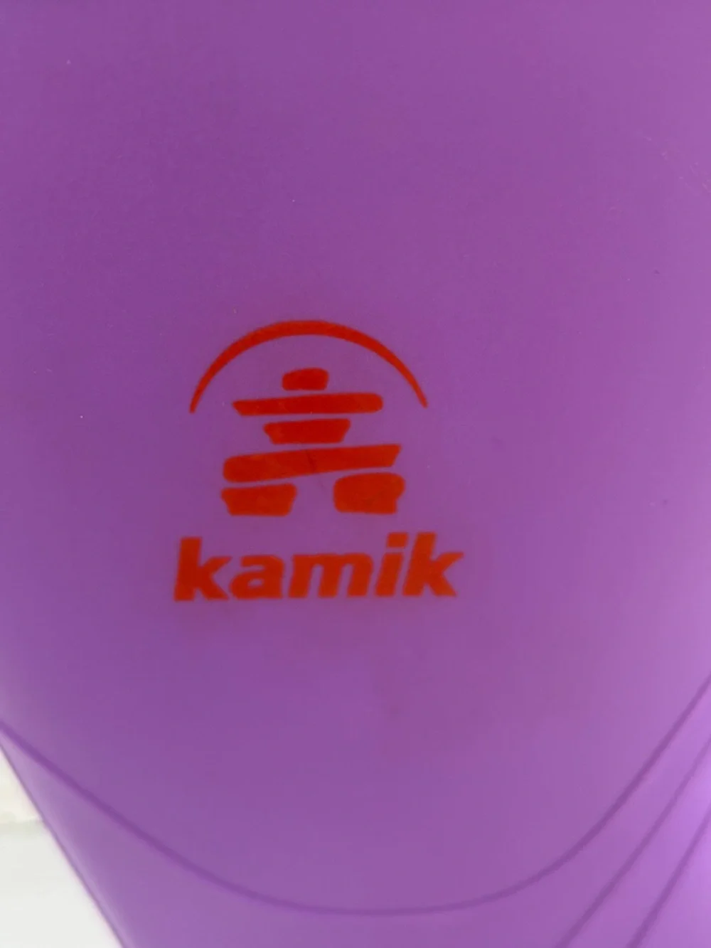 Kamik Big Girls Size 4 Stomp Waterproof Rain Snow Boots In Purple/Red